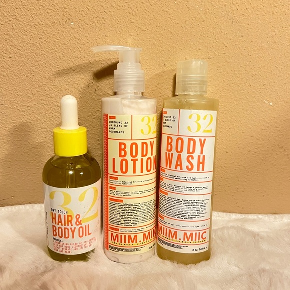 Miim.Miic #32 WARM GOURMAND BODY WASH BODY LOTION HAIR & BODY OIL